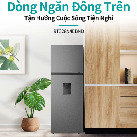  Tủ lạnh Hisense Inverter 249 lít RT328N4EBND