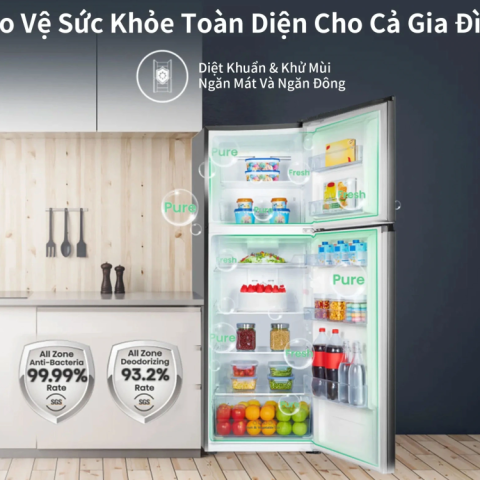  Tủ lạnh Hisense Inverter mặt kính 324 lít RT469N4EBU (Đen) / ND (Xám Đen)