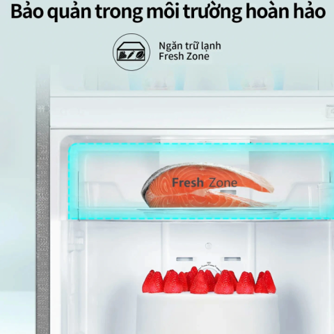  Tủ lạnh Hisense Inverter mặt kính 324 lít RT469N4EBU (Đen) / ND (Xám Đen)