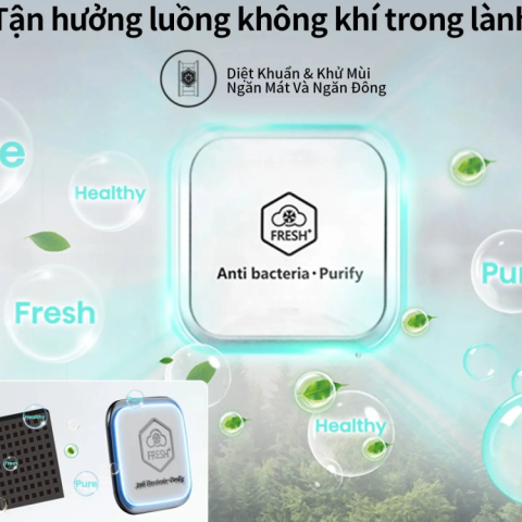  Tủ lạnh Hisense Inverter mặt kính 324 lít RT469N4EBU (Đen) / ND (Xám Đen)