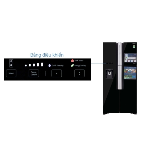 Tủ lạnh Inverter Hitachi 586/540 lít R-FW690PGV7-GBK