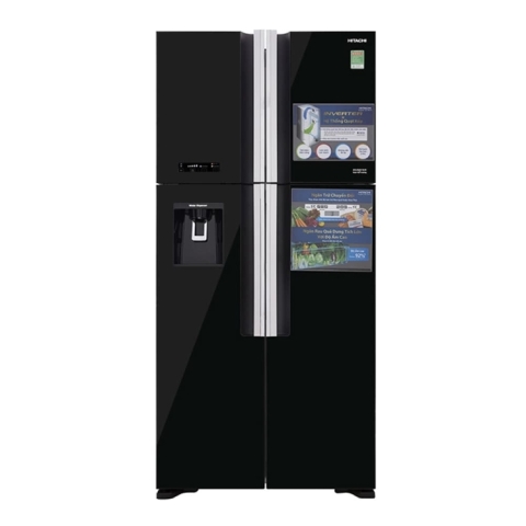 Tủ lạnh Inverter Hitachi 586/540 lít R-FW690PGV7X-GBK