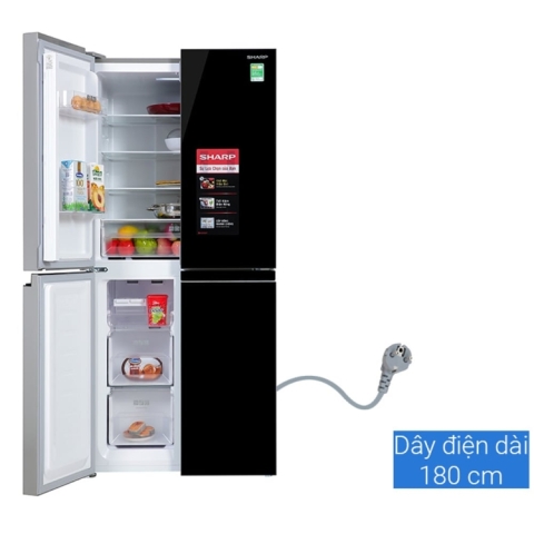 Tủ lạnh Inverter Sharp 362 Lít SJ-FX420VG-BK