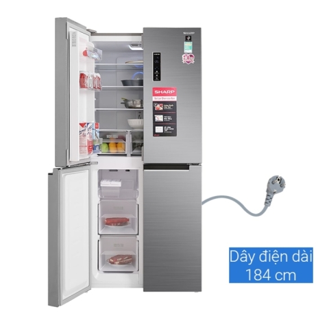 Tủ lạnh Inverter Sharp 401 lít SJ-FXP480V-SL