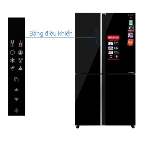 Tủ lạnh Inverter Sharp 525 lít SJ-FXP600VG-BK