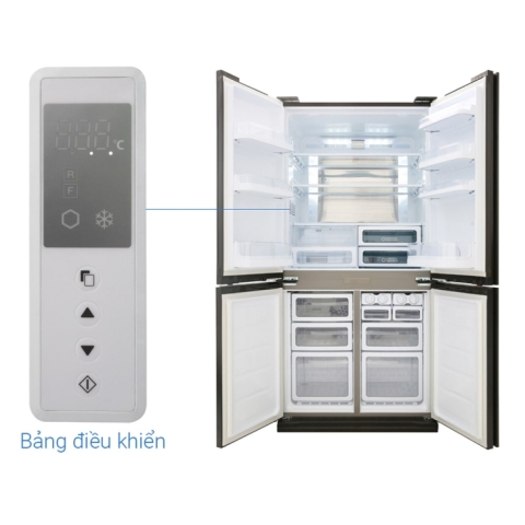 Tủ lạnh Inverter Sharp 605 lít SJ-FX688VG-BK