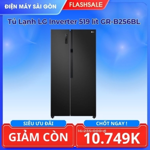 Tủ Lạnh LG Inverter 519 lít GR-B256BL