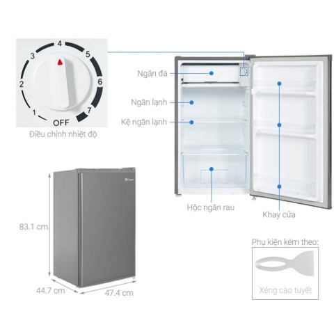 Tủ lạnh mini Casper 95 lít RO-95PG