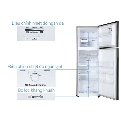 Tủ lạnh Samsung Inverter 256 lít RT25M4032BU/SV