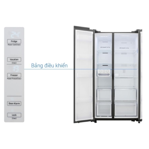 Tủ lạnh Samsung Inverter 655 lít RS62R5001B4/SV