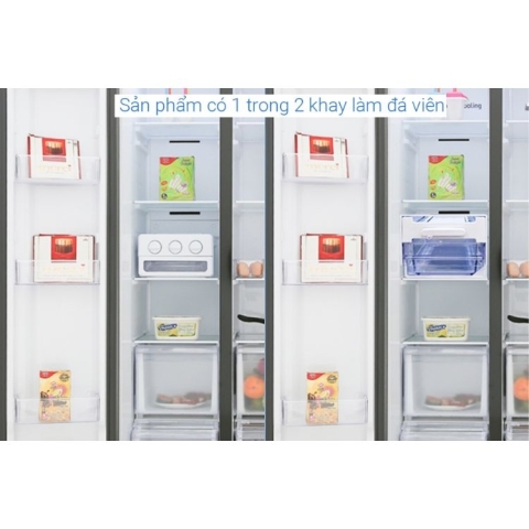 Tủ lạnh Samsung Inverter 655 lít RS62R5001B4/SV