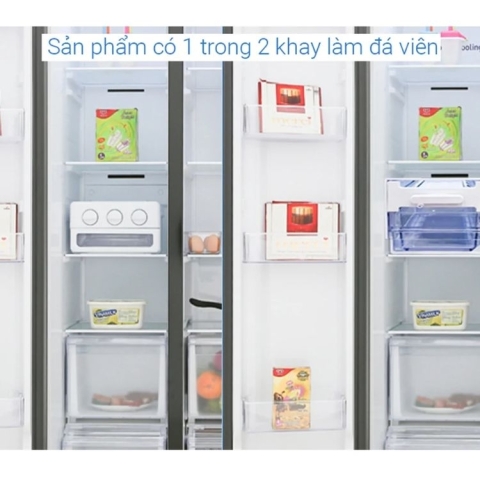 Tủ lạnh Samsung Inverter Side By Side 655 lít RS62R5001M9/SV