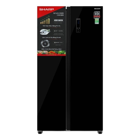 Tủ lạnh Sharp Inverter 442 lít SJ-SBX440VG-BK