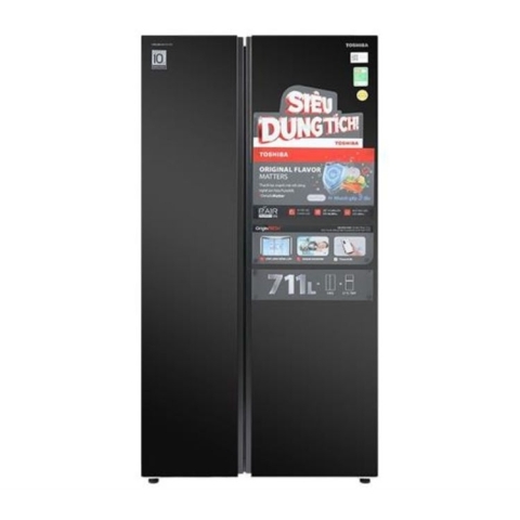 Tủ lạnh Toshiba Inverter 711 lít Side By Side GR-RS910WI-PMV(06)-MG