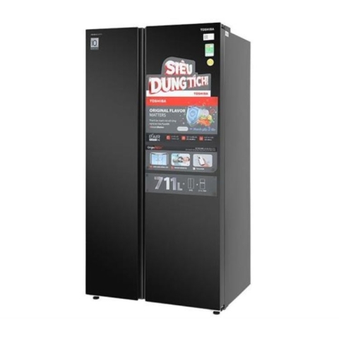 Tủ lạnh Toshiba Inverter 711 lít Side By Side GR-RS910WI-PMV(06)-MG
