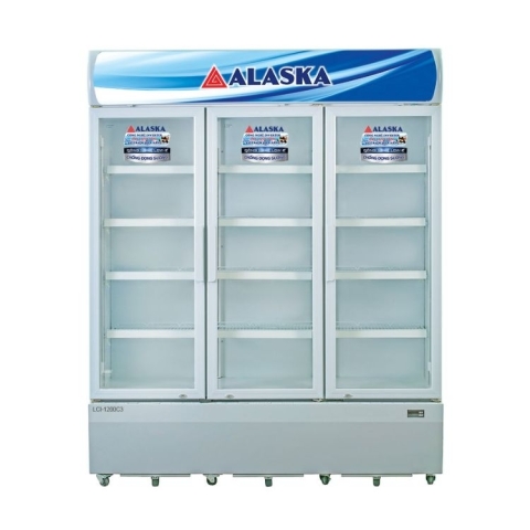 Tủ mát Alaska [Có đèn led]1200 lít LC-1200C3