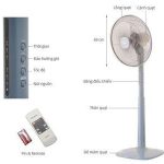 Quạt cây Panasonic F-409KB, có điều khiển