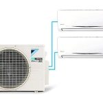 Hệ thống máy lạnh Daikin Multi S inverter 3.0 Hp 1 dàn nóng MKC70SVMV, 2 dàn lạnh CTKC25RVMV+CTKC50SVMV