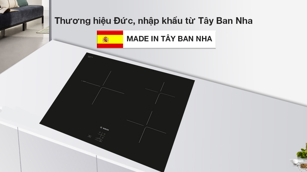 Bếp từ 3 vùng nấu lắp âm Bosch PUC61KAA5E