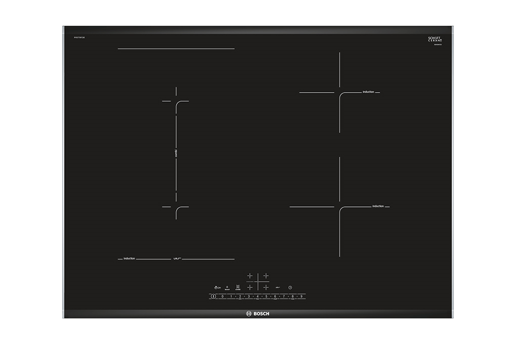 Công suất - Bếp từ 4 vùng nấu lắp âm Bosch PVS775FC5E