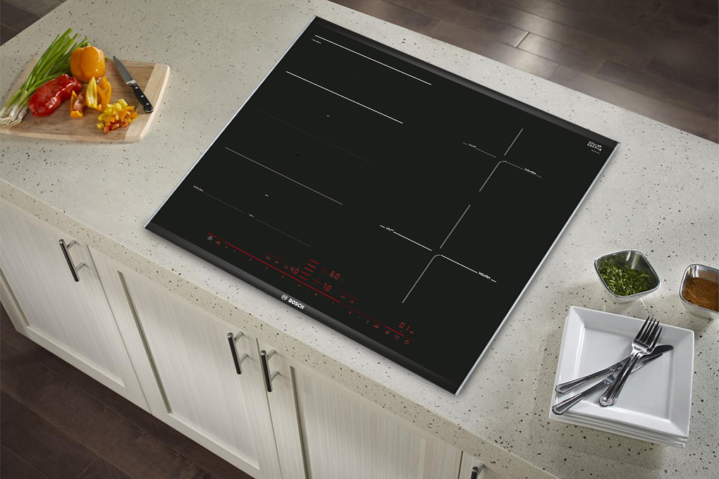 Bếp từ 4 vùng nấu Bosch PXE675DC1E