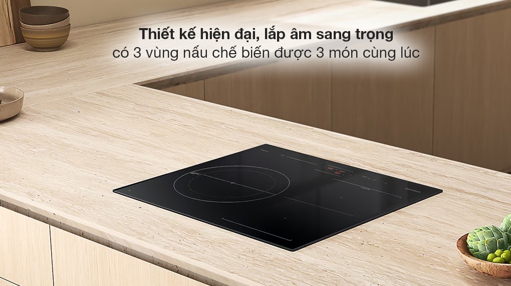 Bếp từ 3 vùng nấu Samsung NZ63B5046FK/SV - Thiết kế - Chất liệu mặt bếp Bếp từ 3 vùng nấu Samsung NZ63B5046FK/SV - Thiết kế - Chất liệu mặt bếp