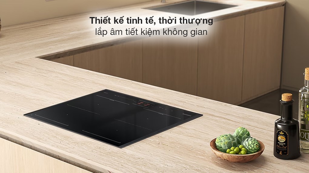 Bếp từ 4 vùng nấu Samsung NZ64B5066FK/SV - Thiết kế - Chất liệu mặt bếp Bếp từ 4 vùng nấu Samsung NZ64B5066FK/SV - Thiết kế - Chất liệu mặt bếp