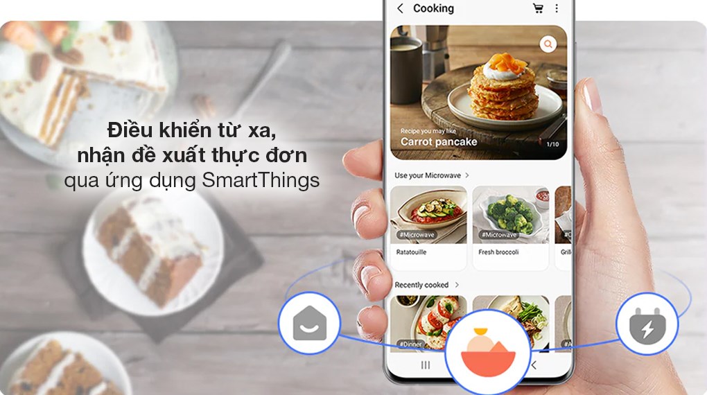 Bếp từ 4 vùng nấu Samsung Bespoke NZ64B5067YY/SV - SmartThings Bếp từ 4 vùng nấu Samsung Bespoke NZ64B5067YY/SV - SmartThings