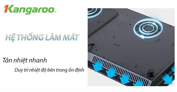 Bếp ba điện từ hồng ngoại Kangaroo KG446i