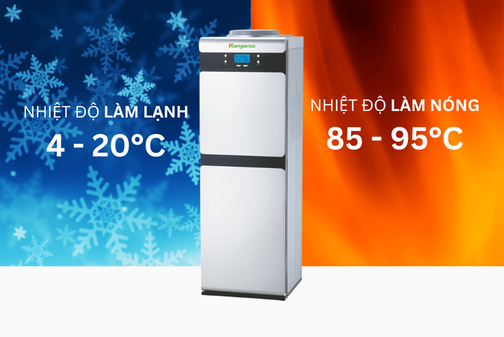 Nhiệt độ làm nóng - lạnh lý tưởng đáp ứng nhiều nhu cầu sử dụng