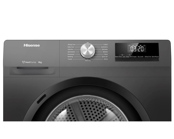 Máy sấy bơm nhiệt Hisense 8 kg DH80N1T - Ảnh 7