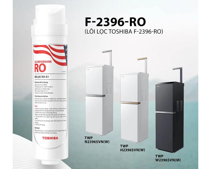 Lõi lọc RO Toshiba số 2 F-2396-RO - Ảnh 3