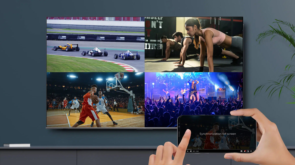 Google TV QD-Mini LED TCL 4K 65C755 - Tiện ích