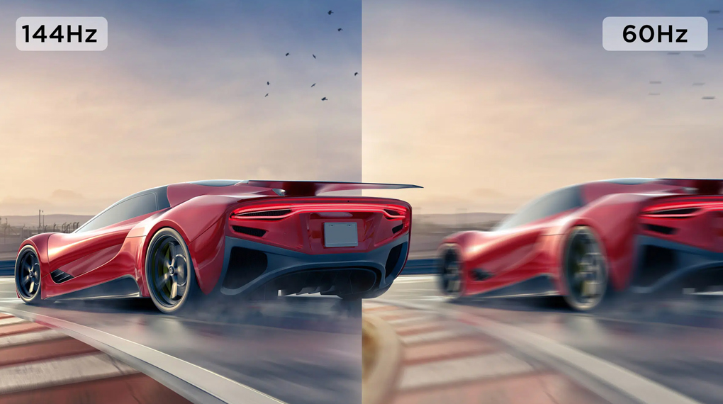 Google TV QD-Mini LED TCL 4K 65C755 - Tần số quét lên đến 144 Hz