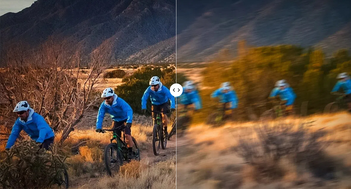 AI-Motion giúp hình ảnh rõ nét hơn trong các cảnh quay nhanh