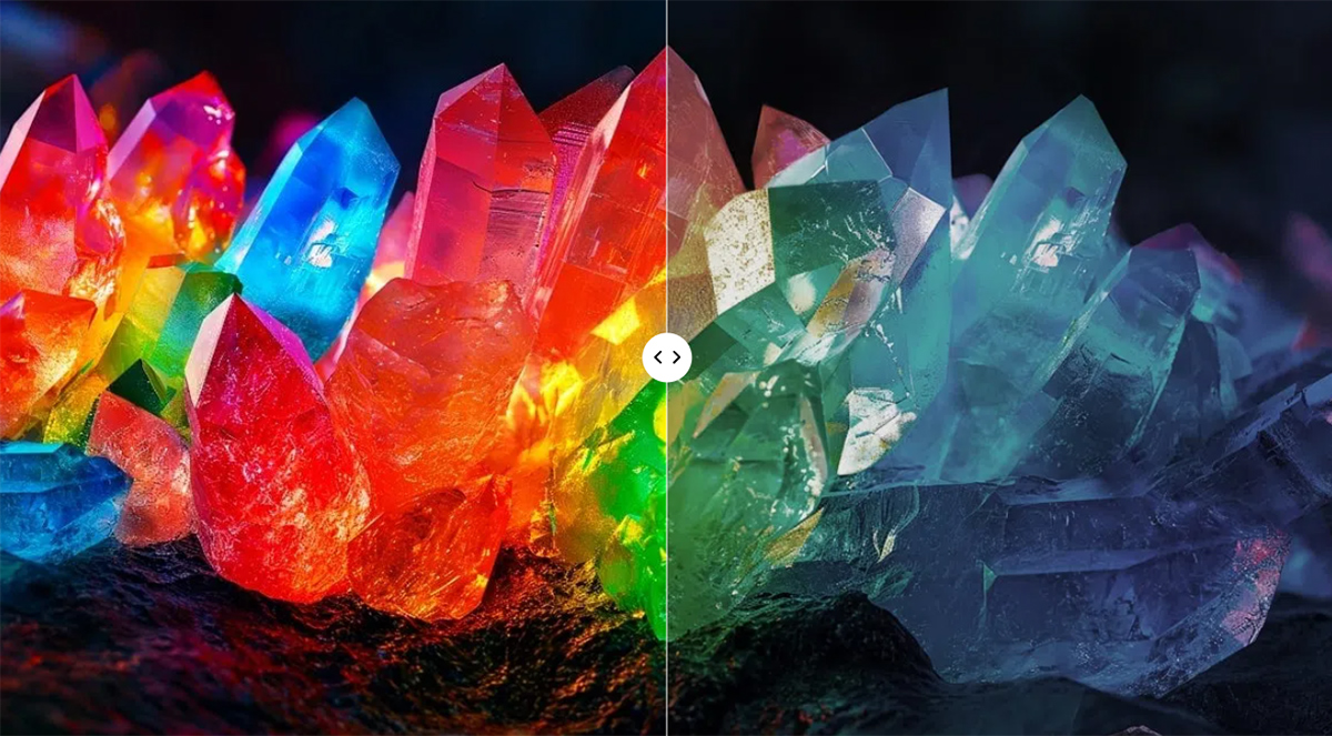 Màu sắc trên tivi rực rỡ hơn với khả năng tái tạo đến 97% dải màu theo chuẩn DCI-P3