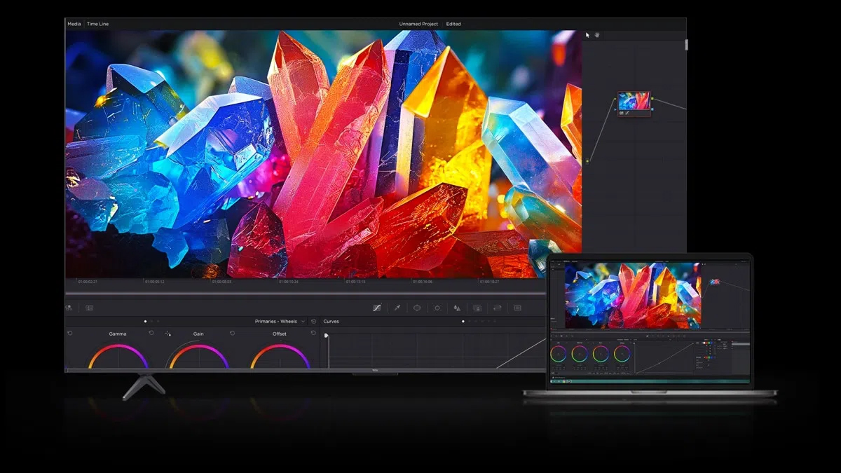 Tivi có thể truyền tải độ chính xác màu chuyên nghiệp ΔE<0,99