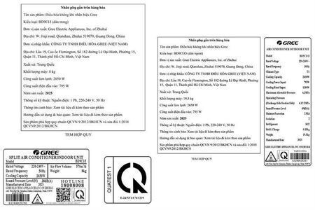 Máy lạnh Gree Inverter 1 HP BD9CI
