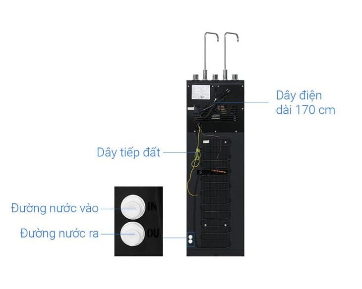 Máy lọc nước nóng nguội lạnh Kangaroo KG11A3 - Ảnh 6