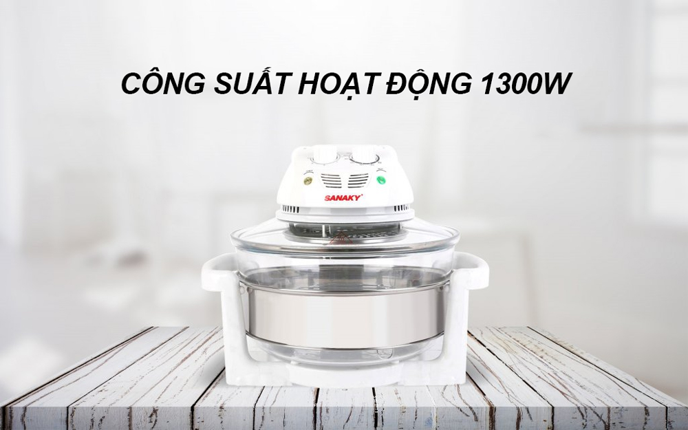 Lò nướng Sanaky VH-158T công suất 1300W