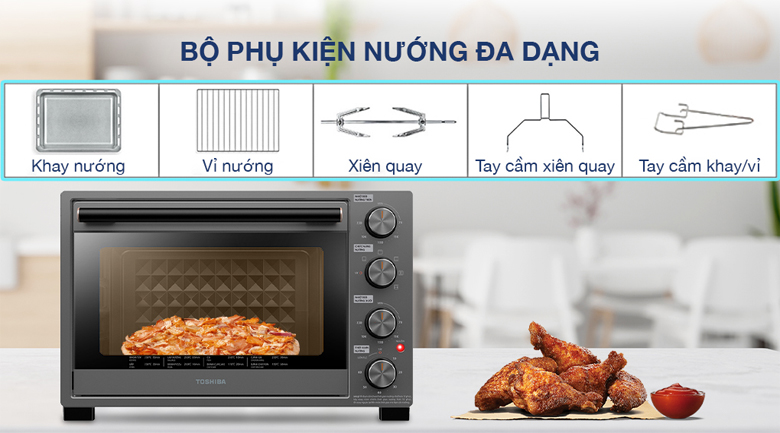 Lò nướng Toshiba TL-MC35Z 35 lít - Phụ kiện