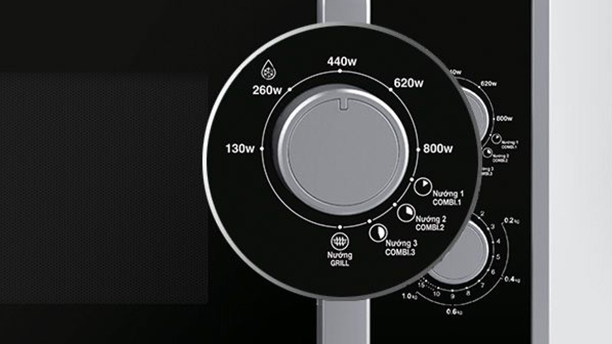 Bảng điều khiển núm xoay cơ dễ sử dụng