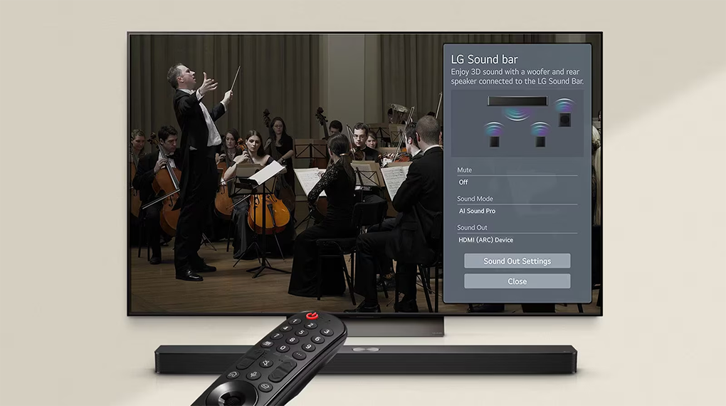 Loa thanh LG S70TY 400W - Điều khiển Loa thanh LG S70TY 400W - Điều khiển