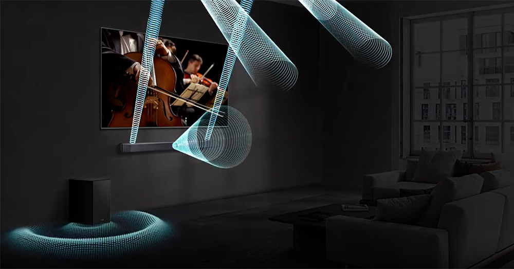 Âm thanh vòm 3.1.2 kênh bộ loa thanh Samsung HW-Q600F/XV 380W