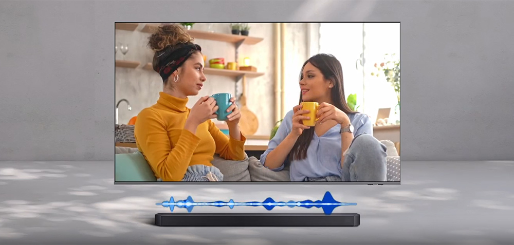 Adaptive Sound tối ưu hóa âm thanh bộ loa thanh Samsung HW-Q600F/XV 380W