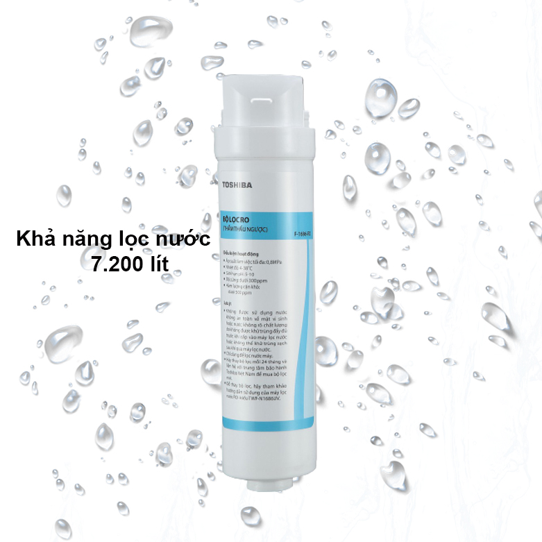 Lõi lọc nước Toshiba F-1686-RO | Khả năng lọc nước