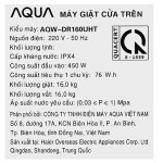 Máy giặt Aqua Inverter 18 kg AQW-DR180UHT PS
