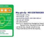 Máy giặt sấy Samsung Bespoke Inverter giặt 12 kg - sấy 7 kg WD12DB7B85GBSV