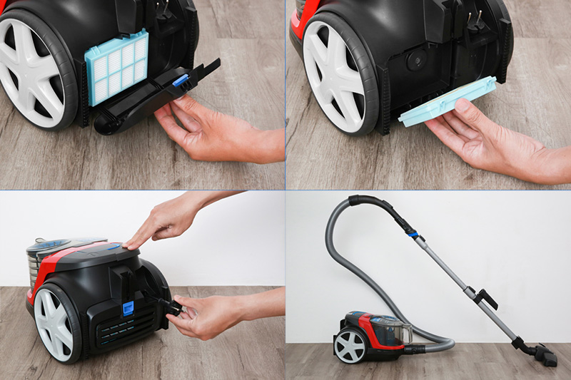 Lọc bụi sạch hiệu quả - Máy hút bụi Philips FC9351 1900W Lọc bụi sạch hiệu quả - Máy hút bụi Philips FC9351 1900W