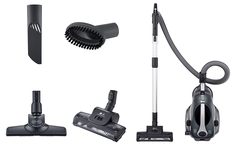 Máy hút bụi LG cắm dây VK8320GHAUQ.AIGPLVN nhiều đầu hút